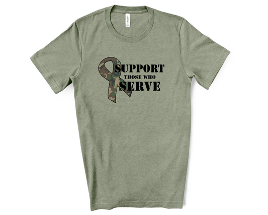 Veteran Cancer Ribbon Shirt