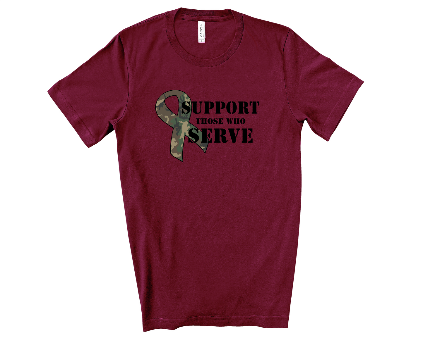 Veteran Cancer Ribbon Shirt